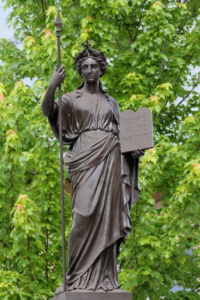 Французька Республіка Алегорична Статуя Франція — стокове фото