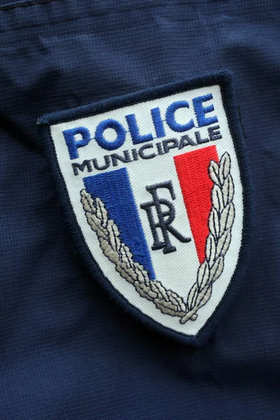 Policja Miejska Saint Gervais Les Bains Francja — Zdjęcie stockowe