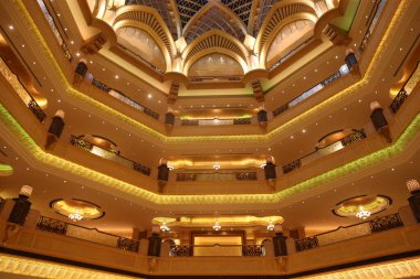  Abu Dabi, Emirates Palace Oteli. Birleşik Arap Emirlikleri.