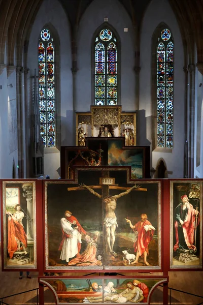 Μουσείο Unterlinden Isenheim Altarpiece Nikolaus Hagenauer Και Matthias Grunewald 1516 — Φωτογραφία Αρχείου
