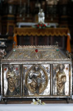 Sant Orso Kilisesi. Aosta 'lı Aziz Ursus. İçkisel. Aosta. İtalya. 