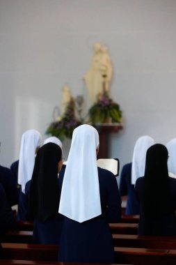  Bien Hoa 'daki Dominik halkı. Catholc kardeşler hizmetinizde. Vietnam.