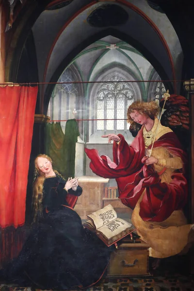 Musée Unterlinden Retable Isenheim Nikolaus Hagenauer Matthias Grunewald 1516 Saint — Photo