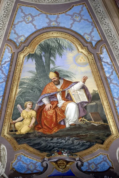 Saint Grat Kirkko Kirkon Tohtori Valgrisenche Italia — kuvapankkivalokuva