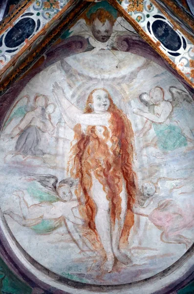 Katedralen Antagandet Maria Och Johannes Döparen Heliga Maria Magdalena Aosta — Stockfoto