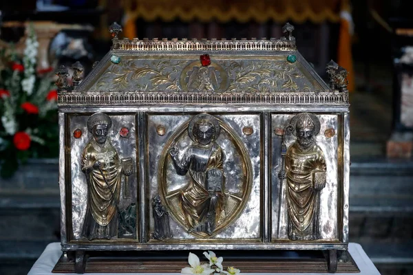 Sant Orso Kilisesi. Aosta 'lı Aziz Ursus. İçkisel. Aosta. İtalya. 