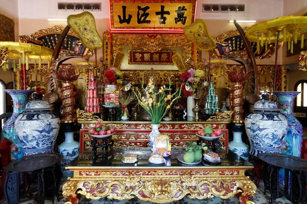Temple Taoïste Tran Hung Dao Autel Chi Minh Ville Viêt — Photo