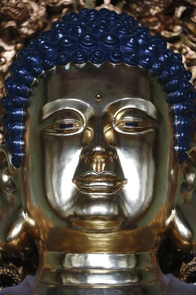 Goldene Buddha Statue Der Kopf Mit Dem Dritten Auge Chi — Stockfoto