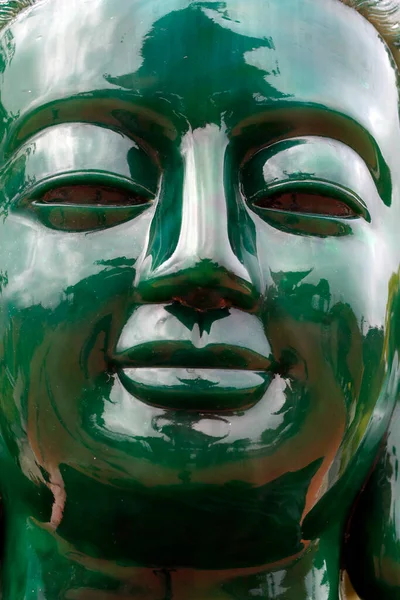 Chua Quoc Pagode Sitzende Buddha Jade Statue Phu Quoc Vietnam — Stockfoto