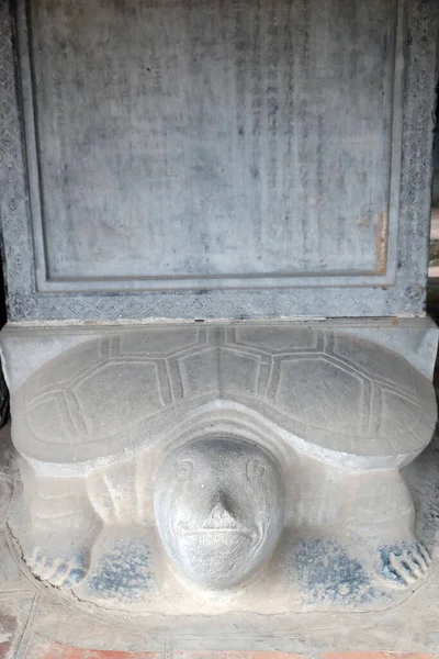 Temple Literature Confucian Temple Which Formerly Center Learning Hanoi Stelae — Stock Photo, Image