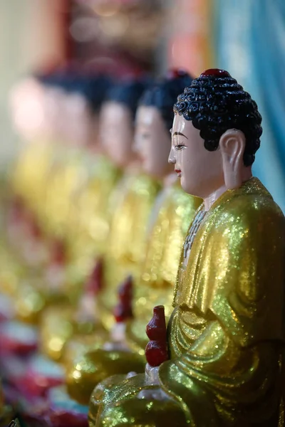 Phuoc Thanh Pagode Budista Estátuas Buda Cai Ser Vietname — Fotografia de Stock