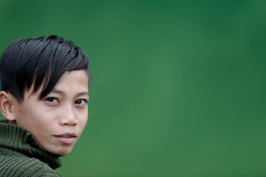 Vietnamlı çocuk. Portre. Bac Son. Vietnam.