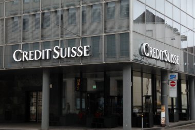 Credit Suisse Bankası. Basel. İsviçre. 