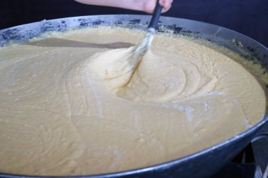 Polentanın Hazırlanması.