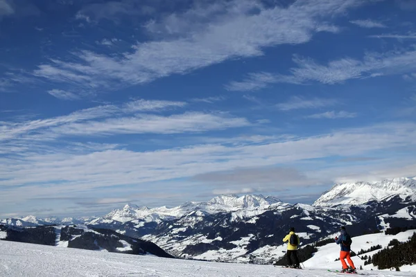 Francia Alpok Mont Blanc Masszőr Sípálya Saint Gervais Ban Franciaország — Stock Fotó