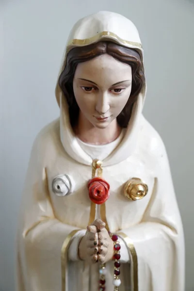 Visitation Monastery Virgin Mary Statue Marclaz France —  Fotos de Stock