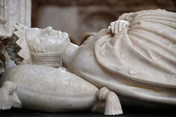 Королевский Монастырь Бру Гробница Маргариты Австрийской Bourg Bresse Франция — стоковое фото