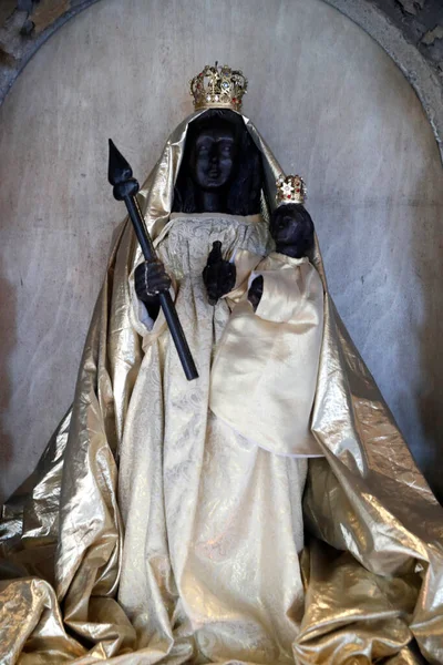 Sanctuary Notre Dame Des Voirons Black Virgin Voirons Boege France — Stock Photo, Image