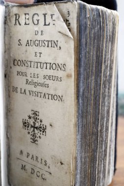   Manastır kuralları. Aziz Augustine Hükümdarlığı. Fransa. 
