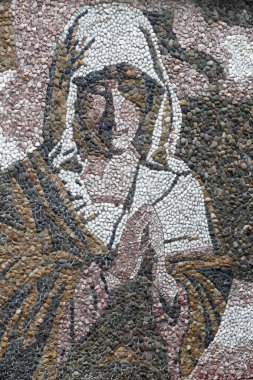 Holy Virgin mosaics.  Vung Tau. Vietnam. 