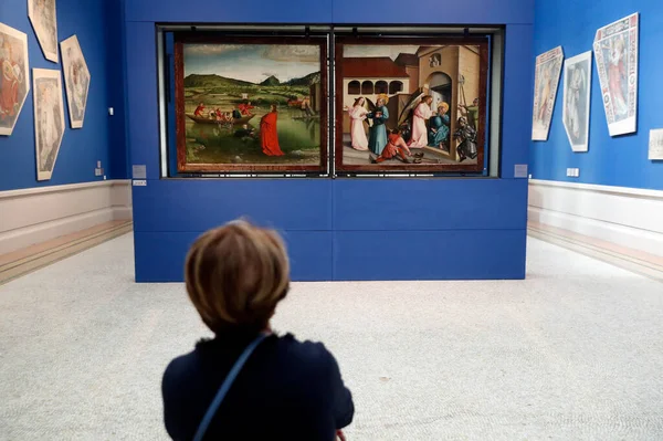 Sanat ve Tarih Müzesi. La Delivrance de Saint Pierre ve La peche Mucizevi Konrad Witz. 1444 numara. Cenevre. İsviçre. 