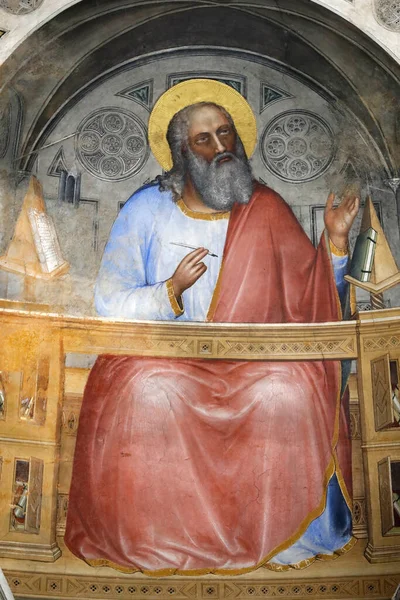 Johannes Aposteln Padua Dopet Tak Fresker Talet Giusto Menabuoi Det — Stockfoto