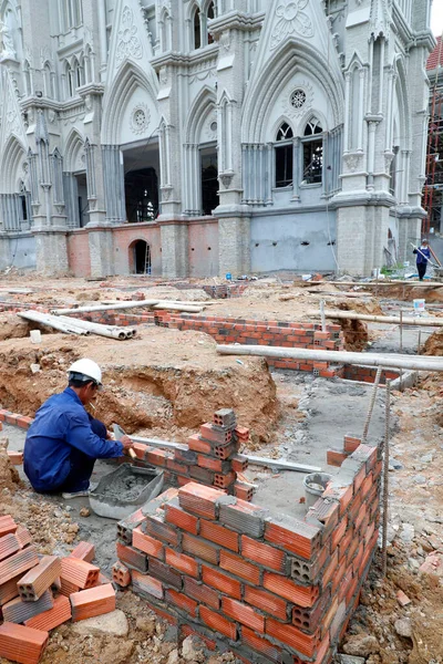 New Cathedral Construction Site Phuoc Vietnam — стоковое фото