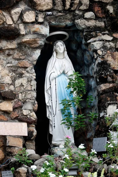 Holy Virgin Statue Rosary Vung Tau Vietnam — Stock Photo, Image