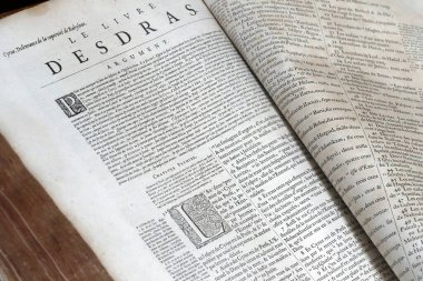 Eski Fransızca İncil, 1669. Eski Ahit. Esdras 'ın Kitabı. 