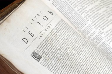 Eski Fransızca İncil, 1669. Eski Ahit. Bilgelik kitabı. Görev. 