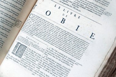 Eski Fransızca İncil, 1669. Eski Ahit. Apocrypha. Tobit.