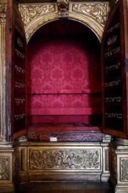 The Jewish Museum of Venice.  Built in 1528 the Great German Schola, of Ashkenazi rite, is the first synagogue of the Ghetto. Italy. 