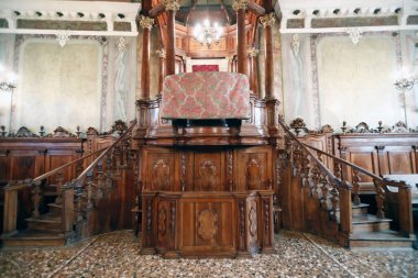 The Jewish Heritage Museum.  The Italian Synagogue was built in 1584.  Padua. Italy. 