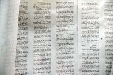 Yahudi Mirası Müzesi. Tevrat parşömeni. 16. yüzyıl. Padua. İtalya. 