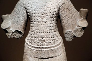 Asya Medeniyetler Müzesi. Angkor. Kamboçya 'nın kutsal şehrini keşfediyorum. Kozmik yayılan Lokeshvara. Kamboçya, 12. yüzyıl. Kum taşı. Singapur. 