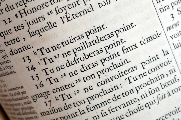 Eski Fransızca İncil, 1669. Eski Ahit. Pentateuch ya da Musa 'nın Beş Kitabı. Göç.