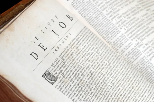 Eski Fransızca İncil, 1669. Eski Ahit. Bilgelik kitabı. Görev. 