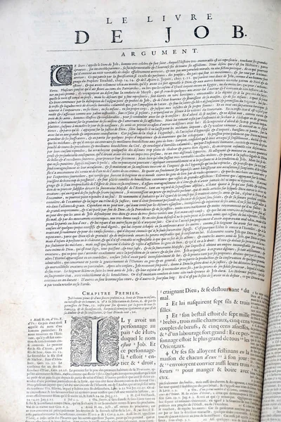 Eski Fransızca İncil, 1669. Eski Ahit. Bilgelik kitabı. Görev. 