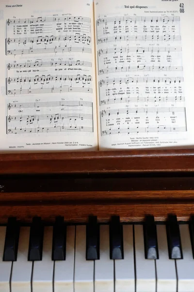 Protestantisk Kyrka Organ Frankrike — Stockfoto