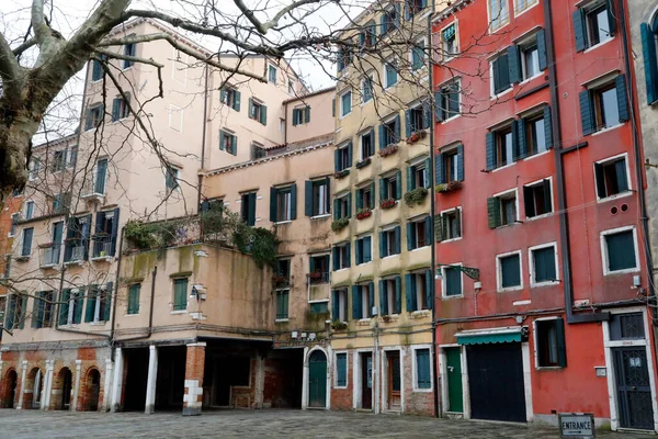 Building Jewish Quarter Venice Ghetto Italy — Stock fotografie