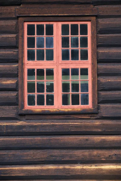 Lom Stave Church Window Norway —  Fotos de Stock