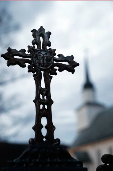 Soknedal Kilisesi Eski Mezarlık Norveç — Stok fotoğraf