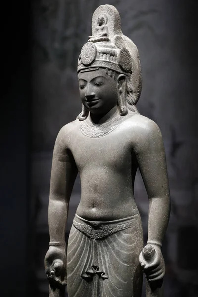Museu Das Civilizações Asiáticas Angkor Explorar Cidade Sagrada Camboja Bodhisattva — Fotografia de Stock