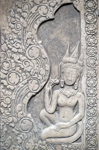 Asian Civilisations Museum Angkor Exploring Cambodia Sacred City Plaster Cast — Stock Photo, Image