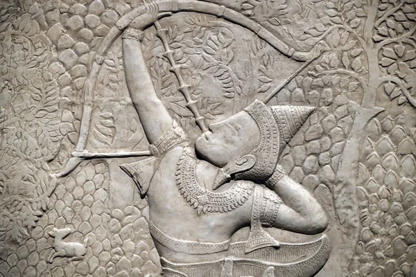Asian Civilisations Museum Angkor Exploring Cambodia Sacred City Plaster Cast — Stock Photo, Image