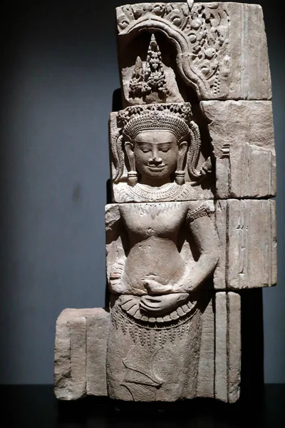 Asian Civilisations Museum Angkor Exploring Cambodia Sacred City Apsara Celestial — Stock Photo, Image