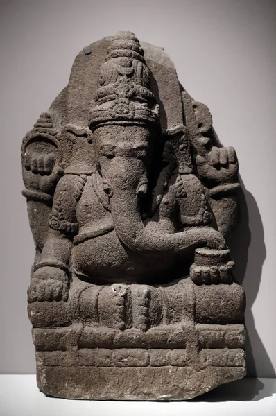 Museum Für Asiatische Zivilisationen Ganesha Java Indonesien Oder Jahrhundert Singapur — Stockfoto
