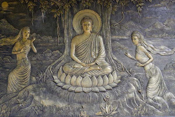 Tinh Ngoc Chau Buddhista Templom Buddha Élete Siddhartha Gautama Chau — Stock Fotó