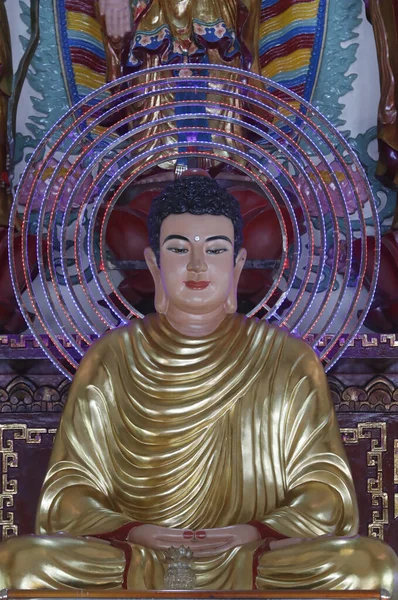 Huynh Dao Buddhistische Pagode Buddha Statue Die Dhyana Mudra Ist — Stockfoto