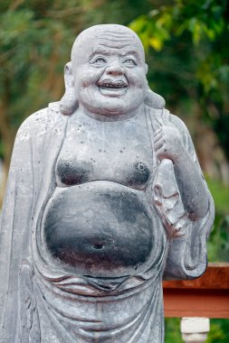 Truc Lam Phuong Nam buddhist temple.  Angada statue.  Can Tho. Vietnam. 